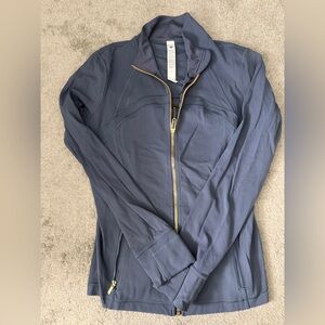 EUC Lululemon Nulu Define Jacket Size 12 in Shade/Gold